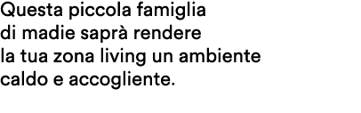 Questa piccola famiglia di madie sapr rendere la tua zona living un ambiente caldo e accogliente.